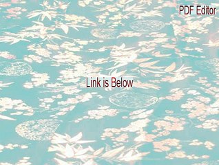 PDF Editor Full Download [Download Here 2015]