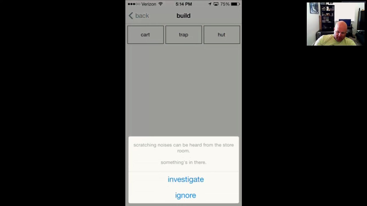 A Dark Room ios Gameplay