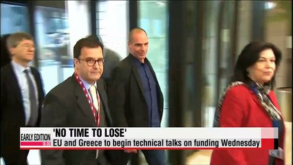 EU and Greece to begin technical talks on funding Wednesday
