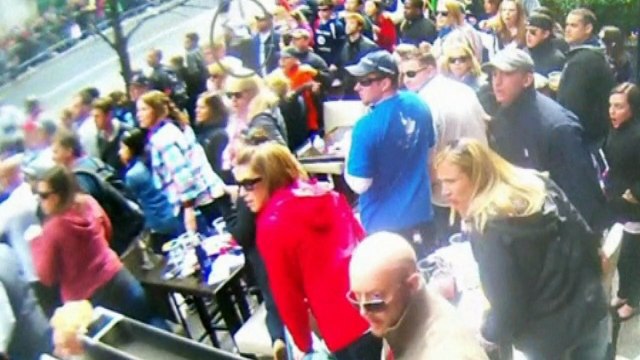 New CCTV shows Boston bomber stalking streets before blast