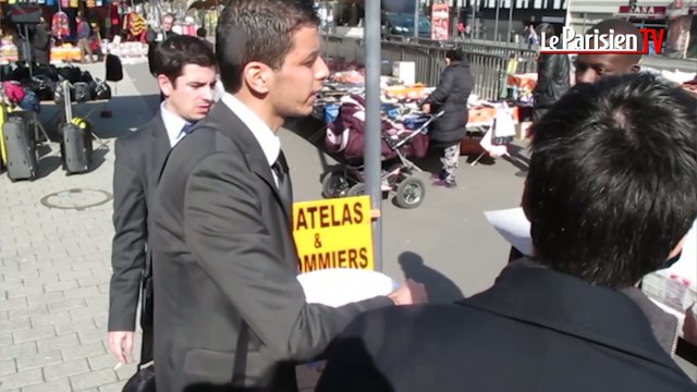 Un étudiant tente de lancer une journée de solidarité pour les SDF