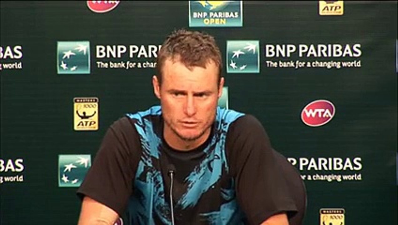 Indian Wells 2014 Thursday Interview Hewitt