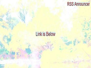 RSS Announcer Full (Download Here 2015)