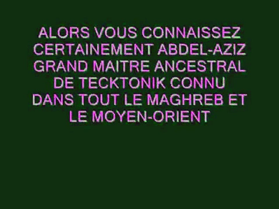 Abdel-Aziz, le pro de la Tecktonik