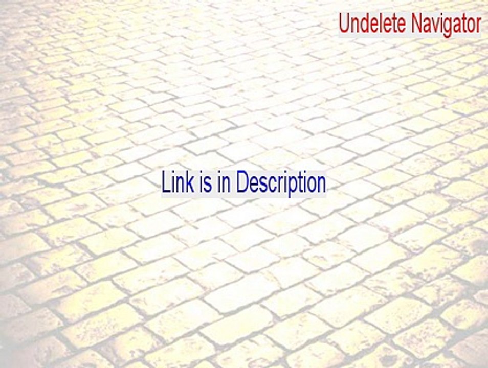 Undelete Navigator Key Gen - Free Download