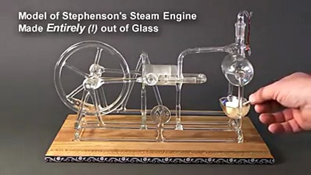 Glass Model Steam Engine!