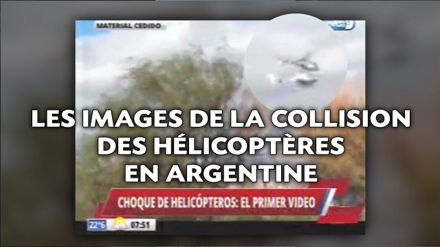Les images de la collision des hélicoptères en Argentine