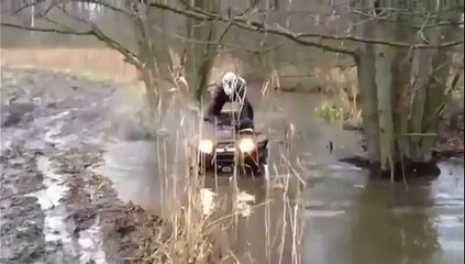 Une balade en quad qui en a fait rire plus d'un !
