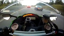 Kawazaki ZX10R versus Audi RS6 ABT ...