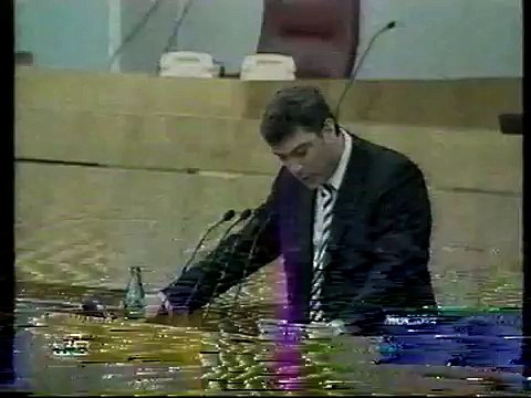 staroetv.su / Сегодня (НТВ, 19 июня 2003) Выступление Бориса Немцова в Госдуме
