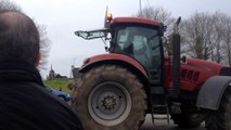 Manifestation d'agriculteurs à Quimper