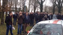 Manifestation des agriculteurs à Quimper devant la DDTM