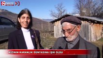 Kızının karanlık dünyasına ışık oldu