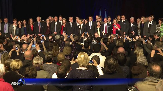 Départementales: Nicolas Sarkozy en meeting dans le Val-de-Marne