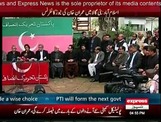 Imran Khan Press Conference In Bani Gala - 10th March 2015