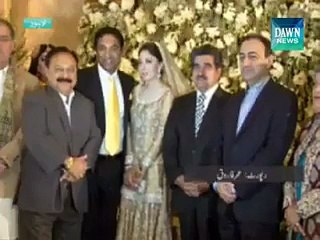 Actress Meera in Sharmila Farooqi Walima Ceremony