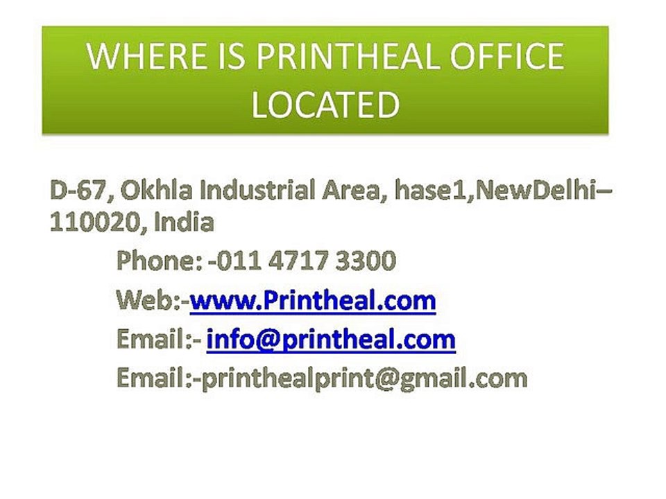 Offset Printing Digital Printing