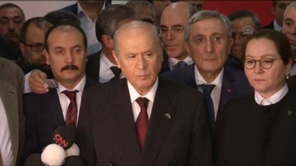 Bahçeli: "Fidan'ın Aday Olmasında Ne Mahsur Gördü Sayın Cumhurbaşkanı, Onu Açıklaması Lazım"