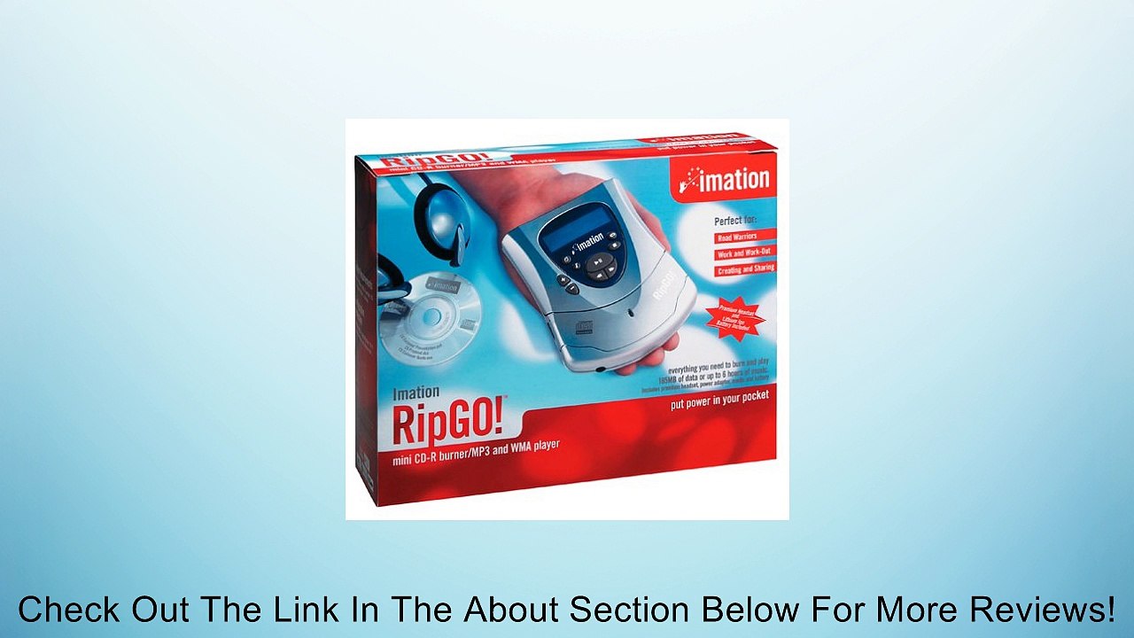 Imation RipGO! Mini CD-R Burner & Digital Audio Player Review