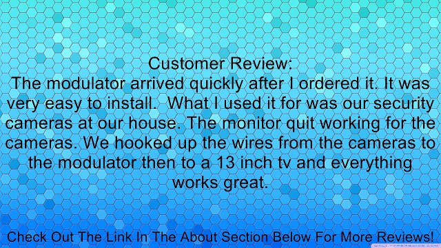 Jensen JV649 3-Input RF Modulator Review