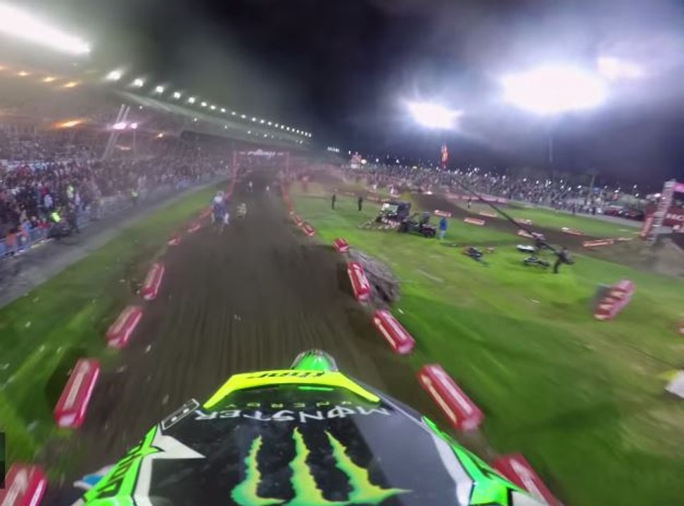GOPRO - Davi Millsaps's run DAYTONA Supercross Lites