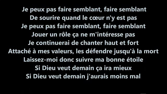 Le temps est compté - Blacko - Lyrics - HD
