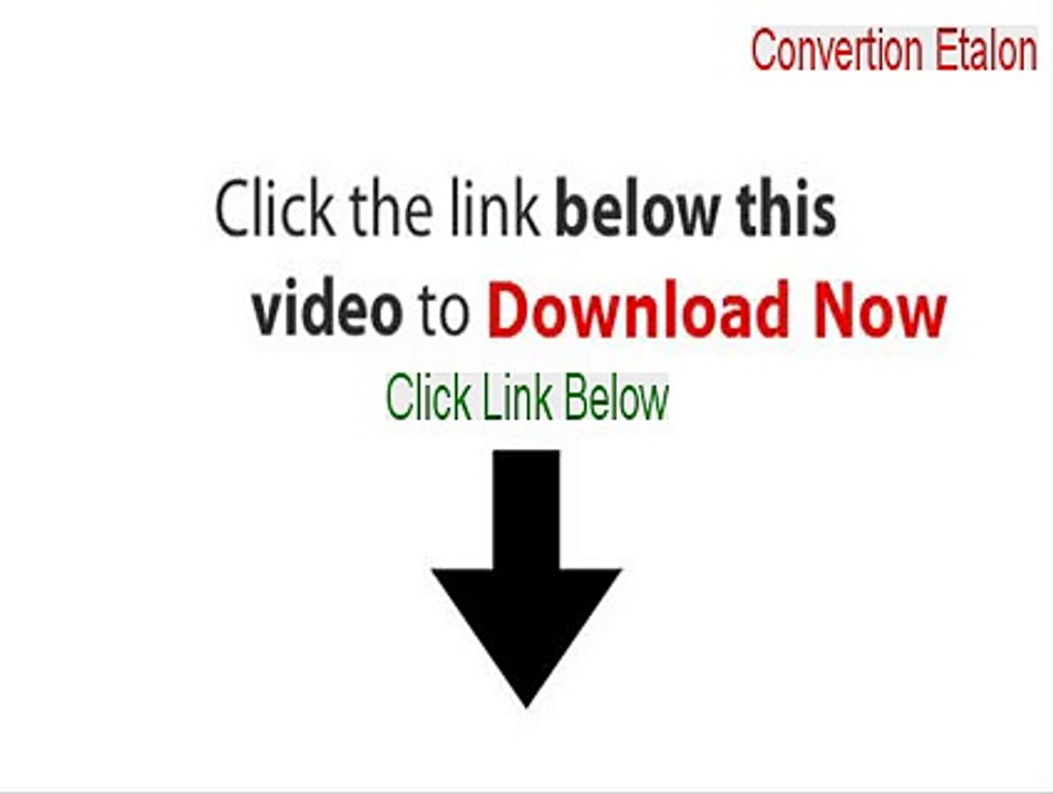 Convertion Etalon Serial (Download Here 2015)