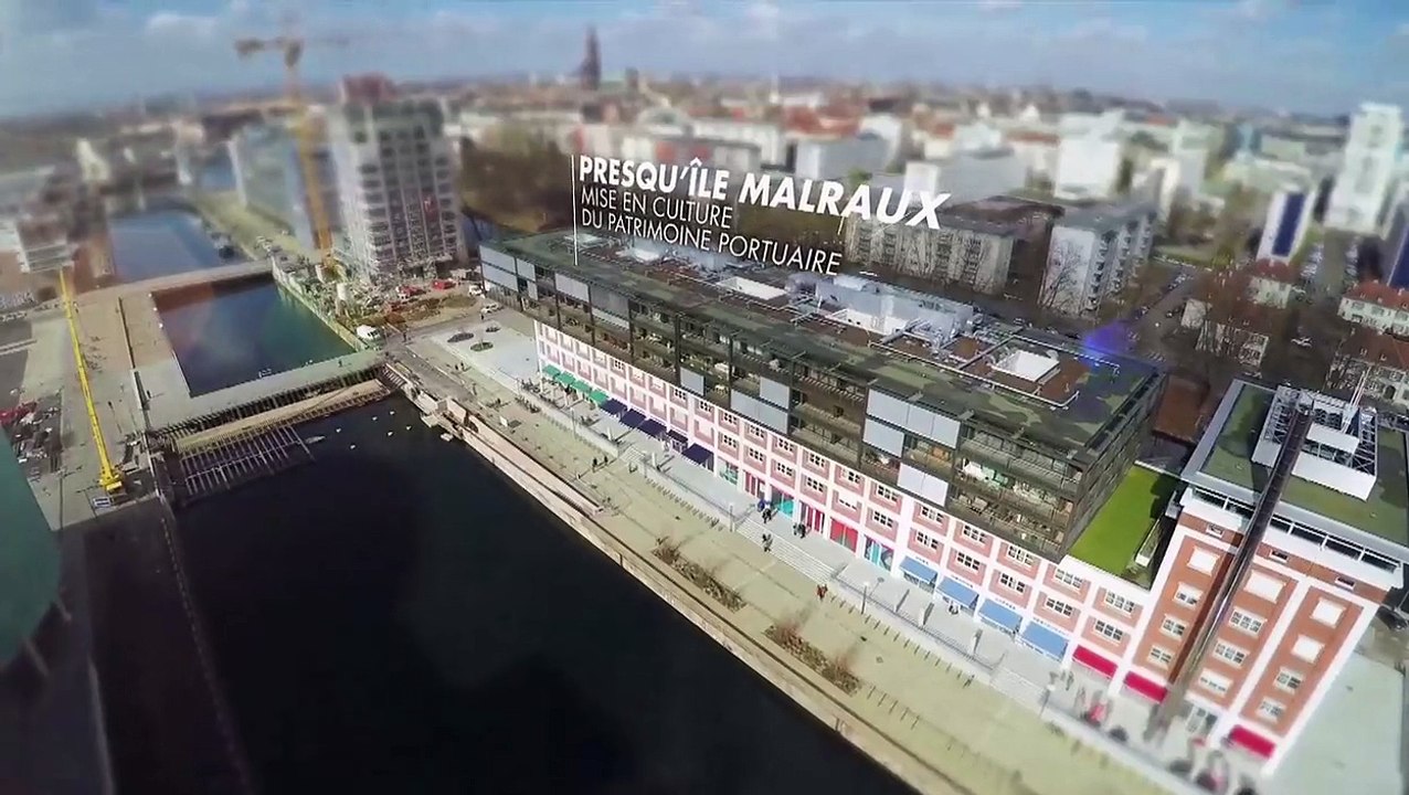 Strasbourg: Le projet des Deux-Rives vu du ciel