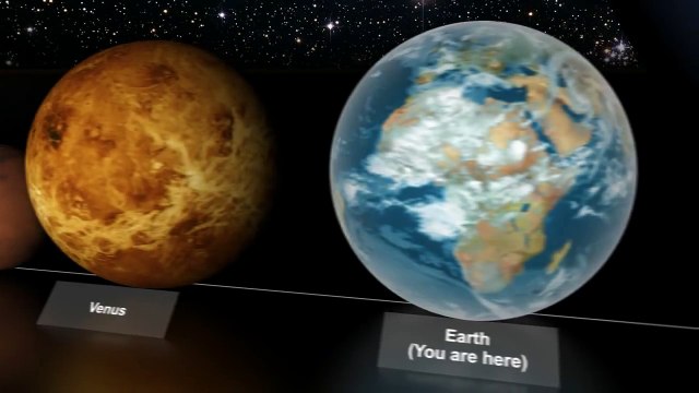 Comparaison des tailles des différentes étoiles dans l'univers