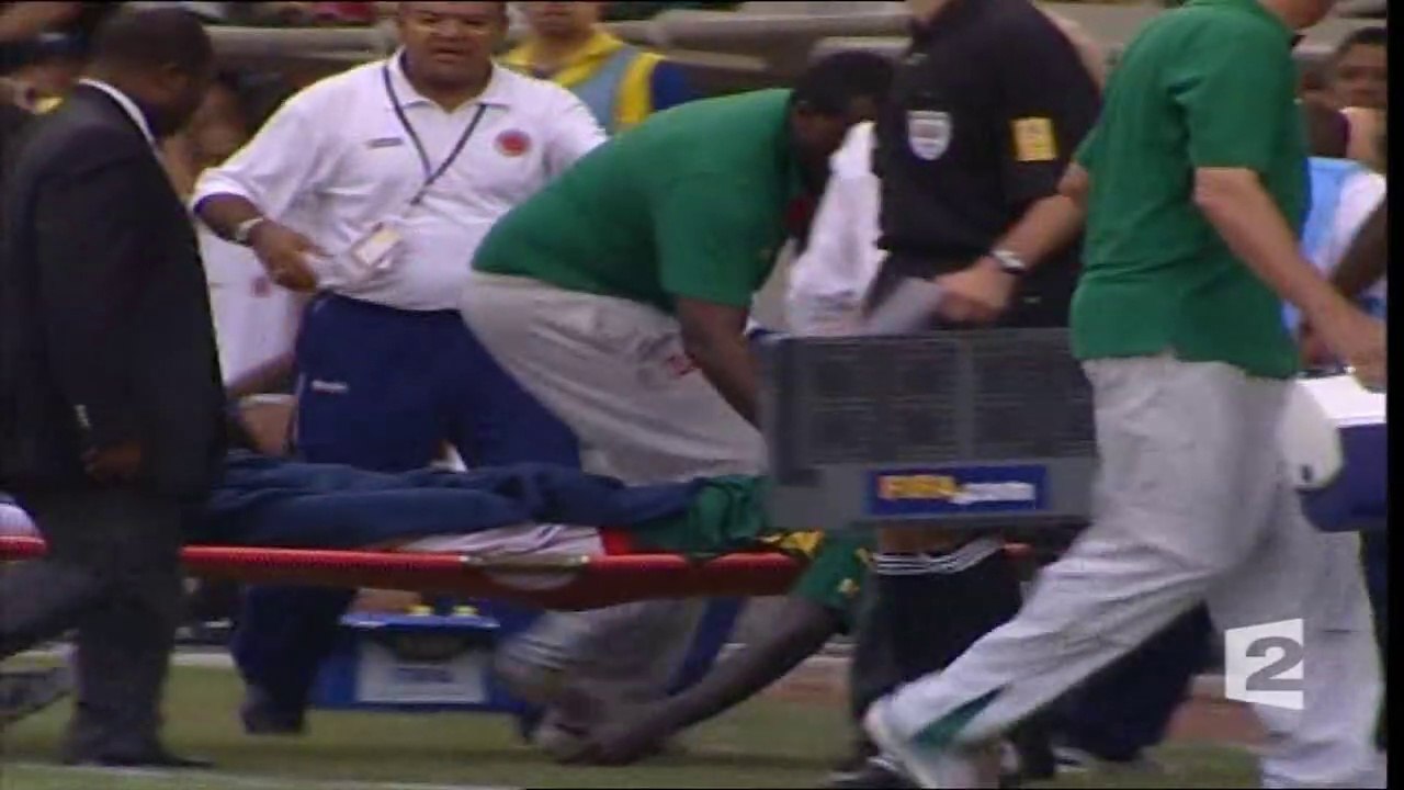 Mort subite du footballeur Marc-Vivien Foé (2003)