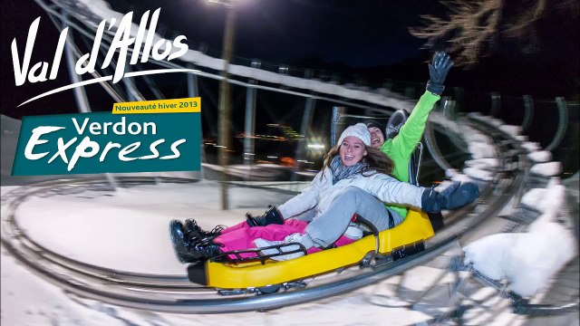 Val d'Allos - Verdon Express - Luge sur rails multi-saisons - nouveautÃ© 2013-2014-HD