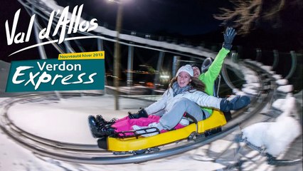 Val d'Allos - Verdon Express - Luge sur rails multi-saisons - nouveautÃ© 2013-2014-HD