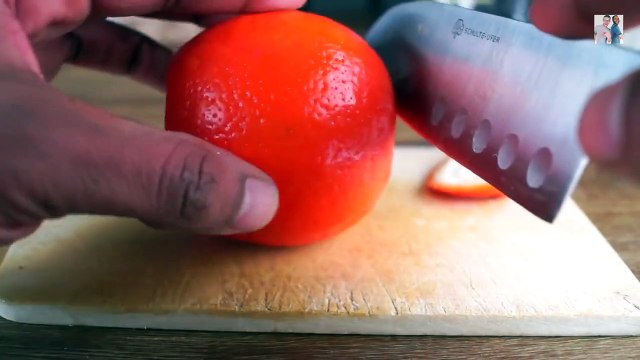 La meilleure façon de couper une clémentine