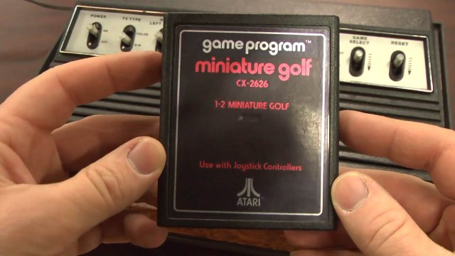Classic Game Room - MINIATURE GOLF review on Atari 2600
