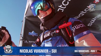 Nicolas VUIGNIER (SUI)  - Big Mountain run 1 - Swatch Skiers Cup 2015