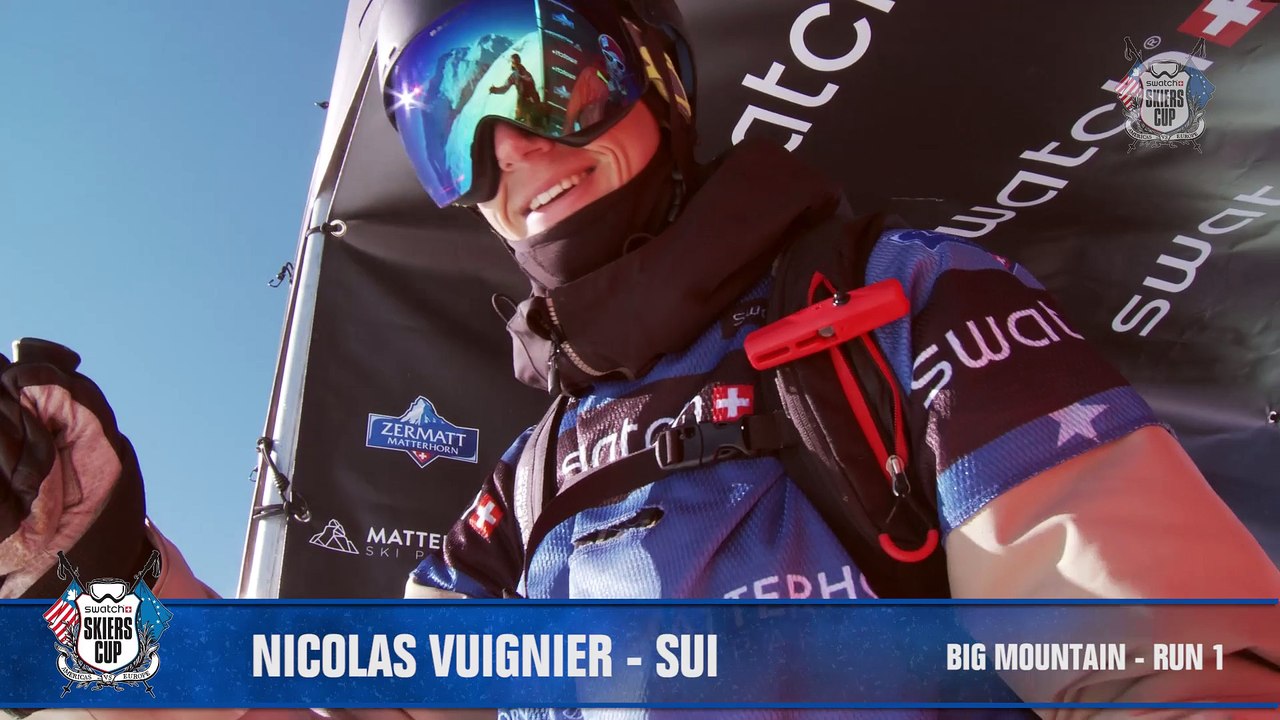 Nicolas VUIGNIER (SUI)  - Big Mountain run 1 - Swatch Skiers Cup 2015
