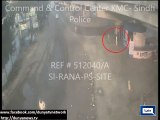 CCTV footage of bomb attack on Rangers in Karachi