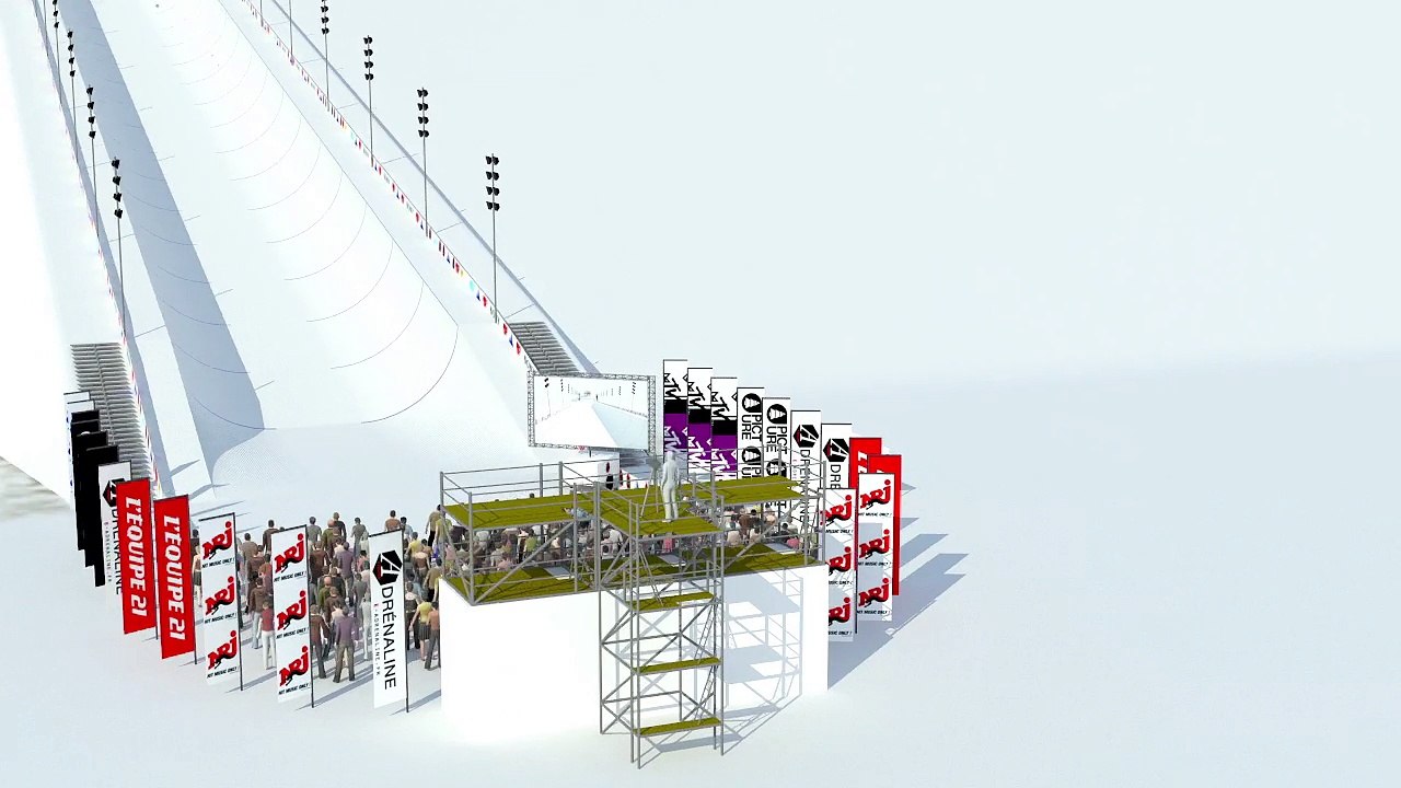 SFR Freestyle Tour 2015 : le Pipe en 3D