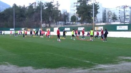 Kardemir Karabükspor'da Akhisar Belediyespor Maçı Hazırlıkları