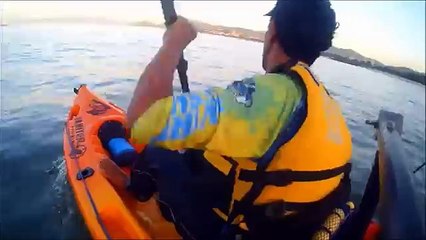 PESCA de CAIAQUE- em Niteroi - Itaipu - RJ- kayak fishing