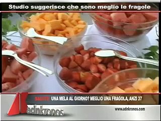 uno studio suggerisce che sono meglio le fragole