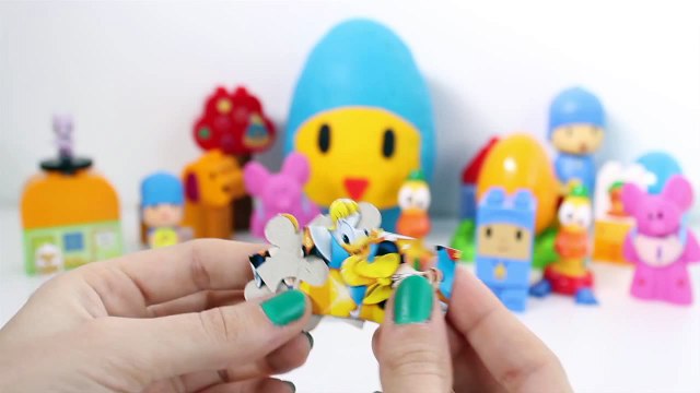 Pocoyo Giant Surprise Egg Play Doh Pocoyo Überraschung Eier Пластилін Покојо яйцо Huevo Sopresa