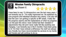 Mission Family Chiropractic Kelowna OutstandingFive Star Review by Shawn V.