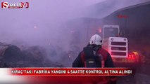 Kıraç'taki yangın 4 saatte kontrol altına alındı