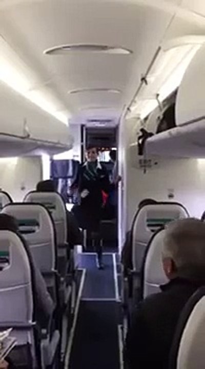Dancing Flight Attendant