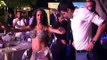 Novak Djokovic muestra sus dotes de bailarin frente a una especialista en danza del vientre