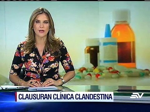 Ambato: Clausuran clínica clandestina que poseía medicina del IESS