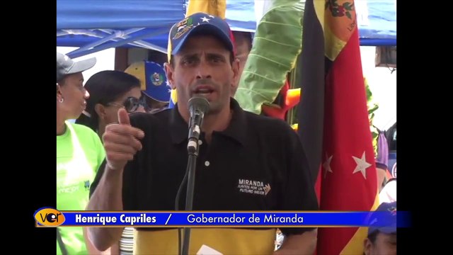 Capriles: Yo le pido que me levante la mano a quien le alcanzan los reales