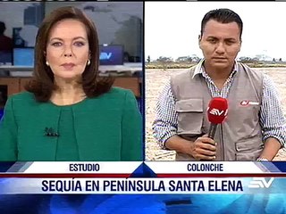 Sequía golpea a tres comunas de Santa Elena