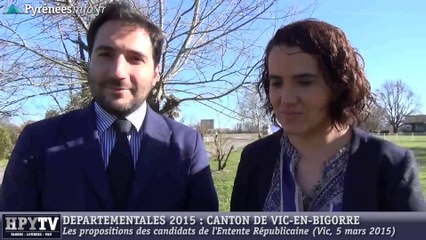 [DEPARTEMENTALES 2015] Vic-Bigorre C Menet et AL Latrille-Larmitou (Mars 2015)